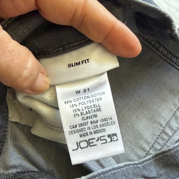 JOE’S softest yummiest washed Grey Slim Fit Jeans - Picture 4 of 4